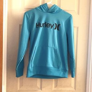 Hurley Hoodie  Turquoise Boys Size Large